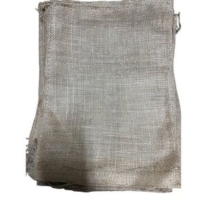 46 Pack Natural Burlap Drawstring Bags 10x14 Jute Rustic Wedding Favor Pouches